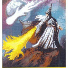 Merlin Cross Stitch Chart Near North Treasures