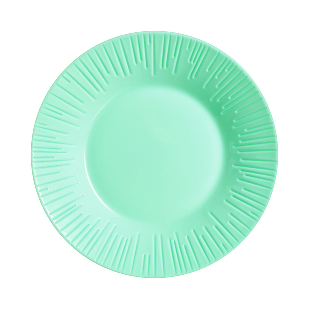 (6 Soup Bowls, Turquoise) Luminarc Luminis 18pc Glass Dinner Set Dinnerware