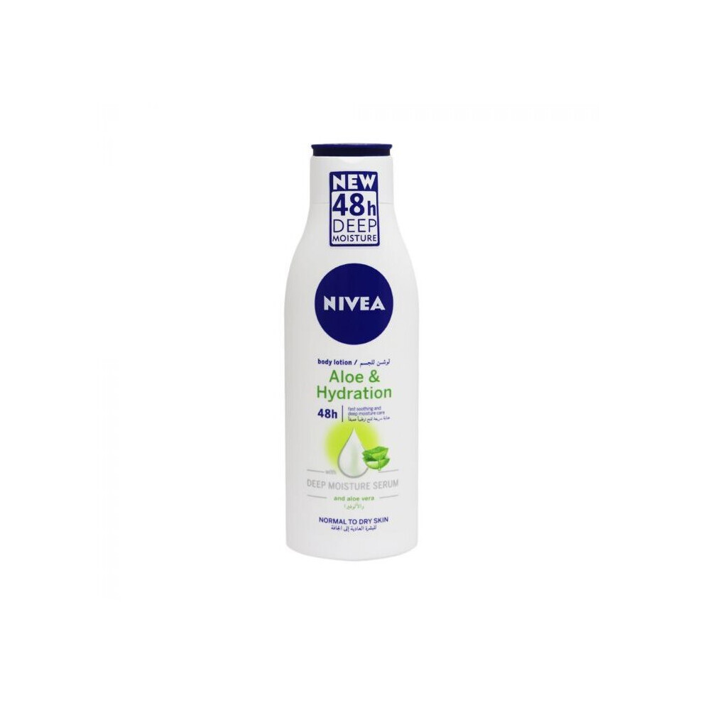 Nivea Aloe and Hydration 48 Hour Body Lotion Long-Lasting Moisture for Soft Smooth Skin 250mL
