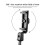(Black) Foldable 3 In 1 Wireless Bluetooth Mini Tripod Selfie Stick With Remote Control 2