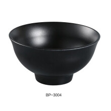 Yanco BP-3004 Black Pearl-2 Rice Bowl, Black - 7 oz - Pack of 48
