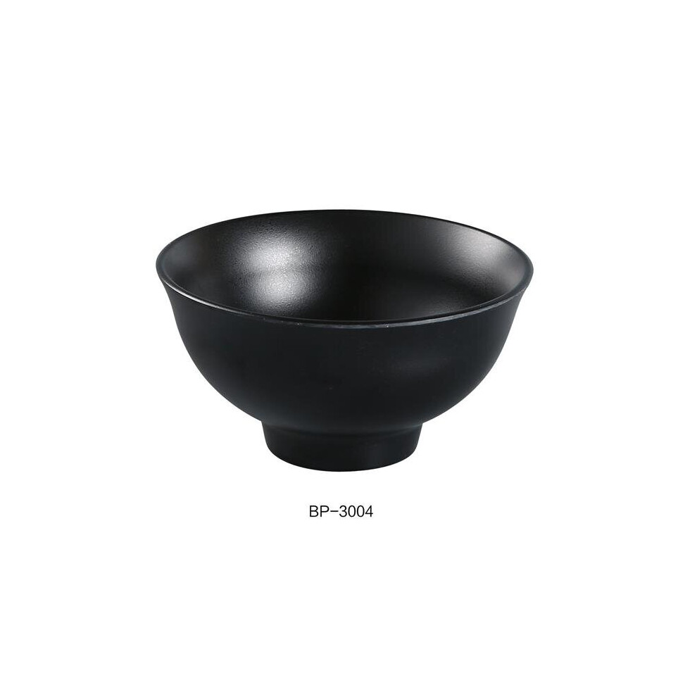 Yanco BP-3004 Black Pearl-2 Rice Bowl, Black - 7 oz - Pack of 48-image-OPC-P8RYVGF-NEW