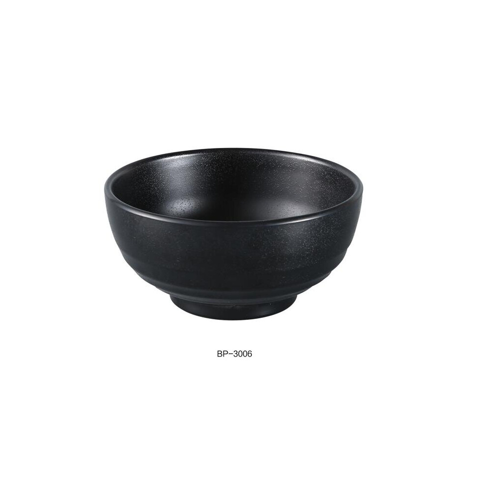 Yanco BP-3006 Black Pearl-2 Woodong Noodle Bowl, Black - 26 oz - Pack of 48-image-OPC-P8RYVGH-NEW