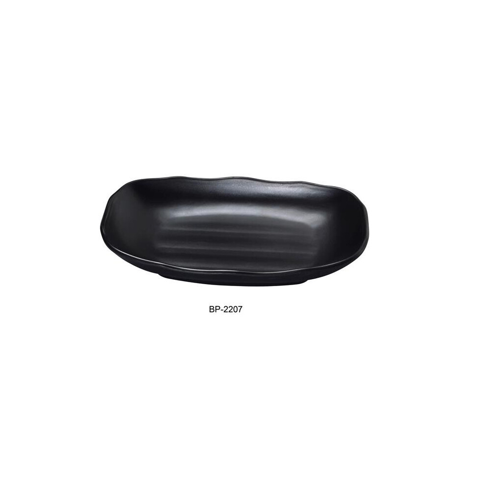 Yanco BP-2207 Black Pearl-1 New Rectangular Bowl, Black - 7 in. - Pack of 48-image-OPC-P8RYVG7-NEW