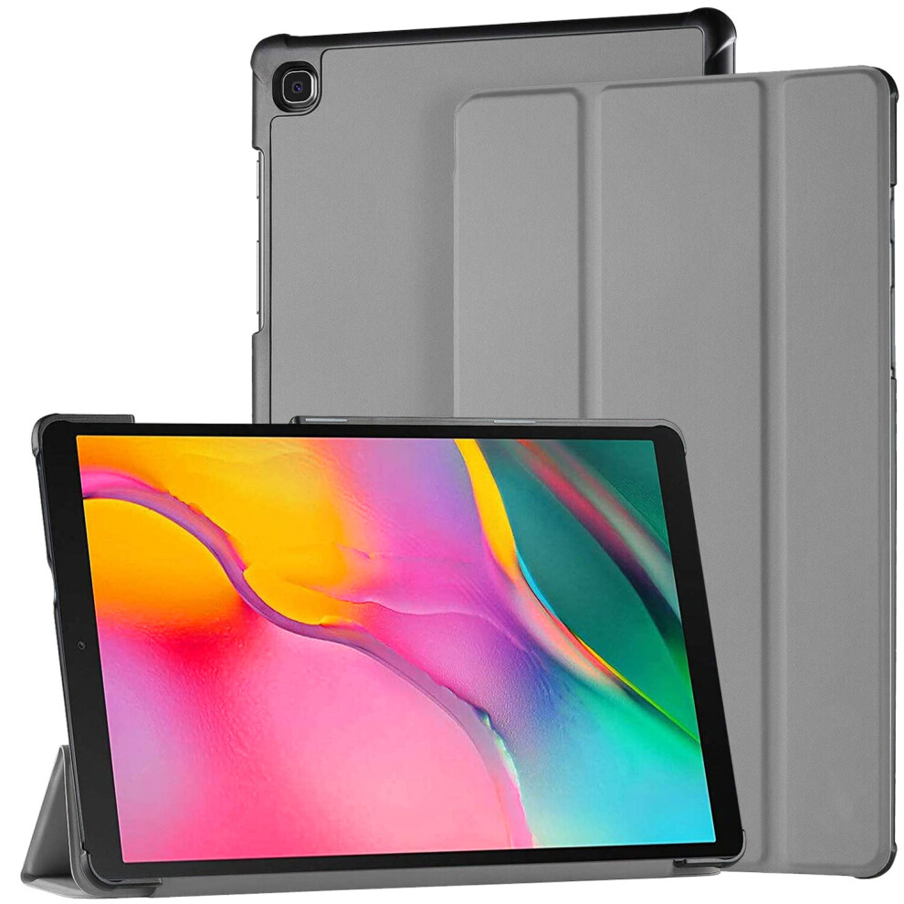 (Samsung Tab A 10.1 2019 Smart Case Cover Grey) Samsung Tab A 10.1 Smart Case Cover 2019 T510 T515