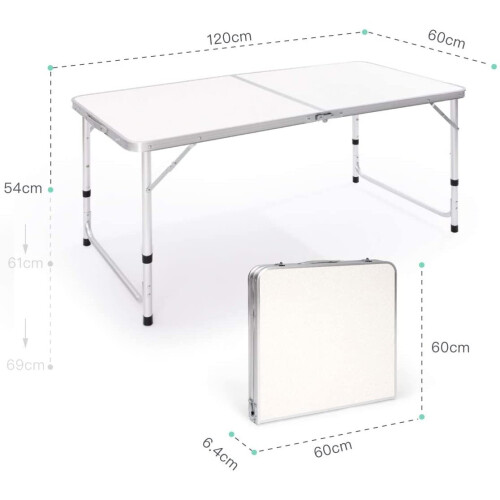 VidaXL VidaXL Folding Table | Camping Table 2