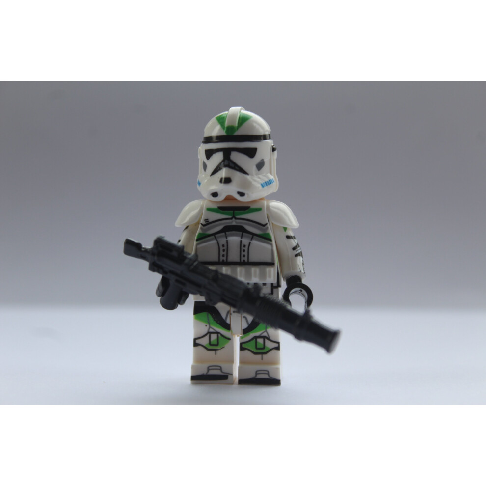 Novelty Gifts Uk ( Division Storm Trooper) Star Wars Toys Mini Action Figures Fits Lego Sets Green