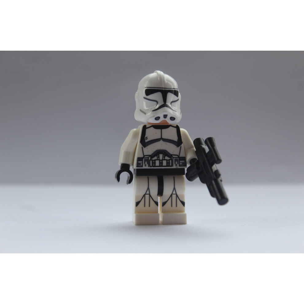 Novelty Gifts Uk ( Division Clone Trooper) Star Wars Toys Mini Action Figures Fits Lego Sets White