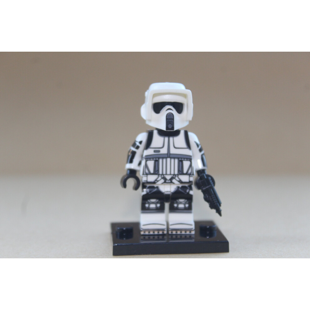 Novelty Gifts Uk (Speeder Bike Pilot) Star Wars Toys Mini Action Figures Fits Lego Sets
