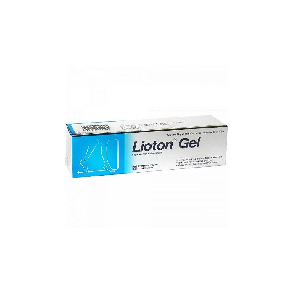 Lioton 1000 50g Pain Relief Gel Varicose Vein Bruises Scar