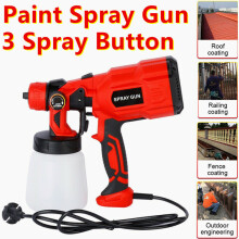 Electric Paint Sprayer 550W Airless Spray Gun Hvlp Handheld Outdoor