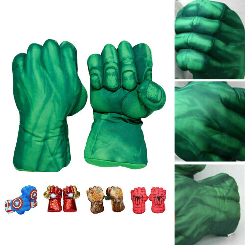 Marvel Hulk Gloves Superhero Toys Plush Boxing Kids Gift