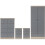 Nevada 2 Door 1 Drawer Wardrobe Bedroom Set Grey Gloss/Light Oak 1