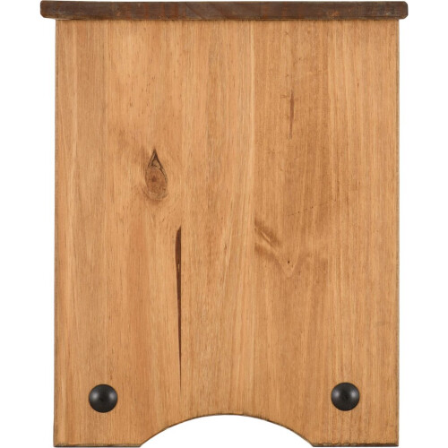Corona Dressing Table Stool Distressed Waxed Pine 2
