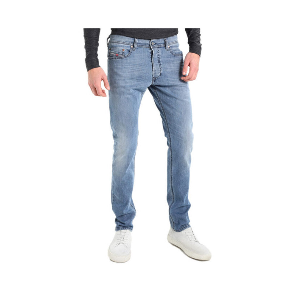 (W31 L32) DIESEL TEPPHAR 0687V Mens Slim Fit Carrot Jeans Denim Cotton Stretch Button Fly