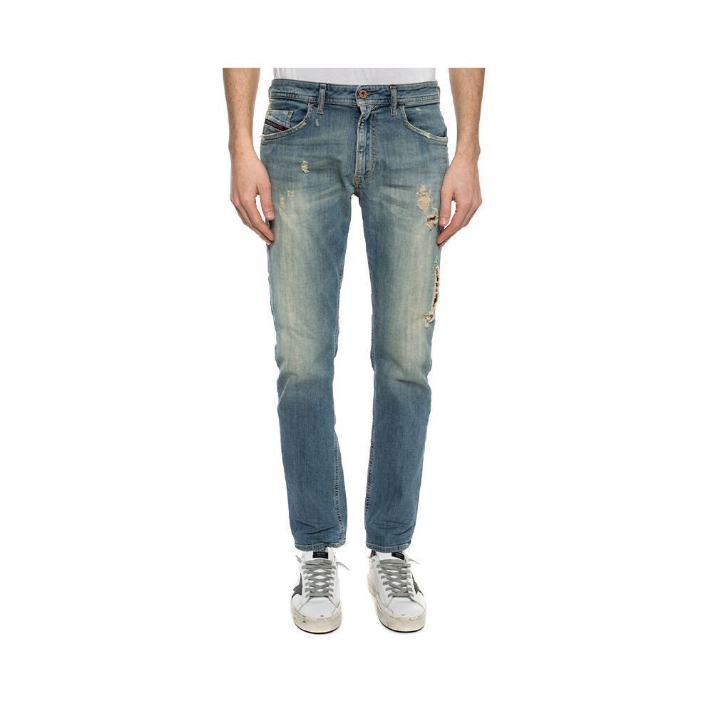 Diesel (W34 L32) Thommer 0B1au Mens Jeans New With Defect
