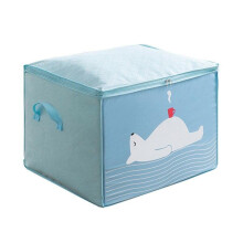 Clothes Organizer Storage Bag A light blue