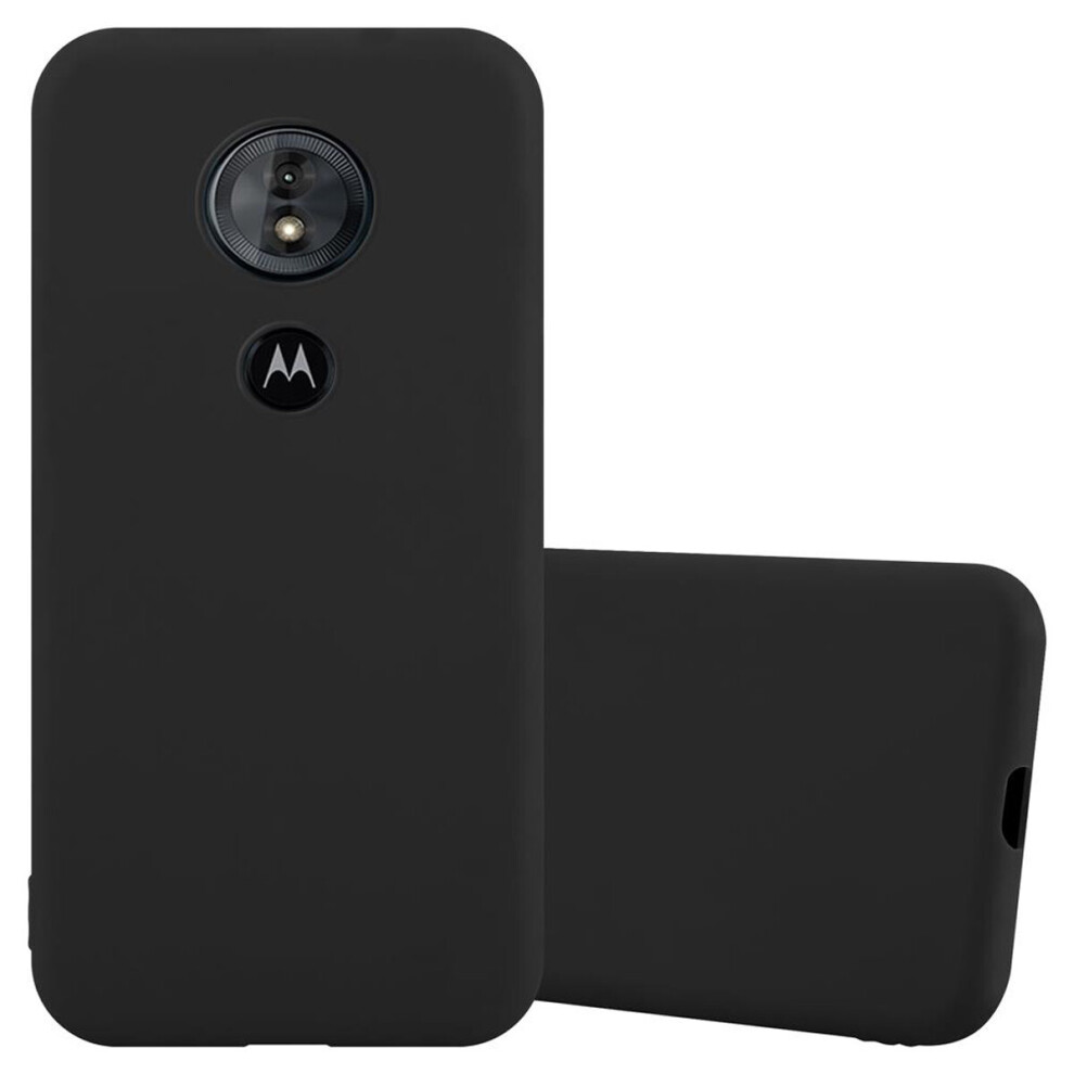 Cadorabo (Candy Schwarz, Motorola Moto E5 / G6 Play) Case For Motorola Moto E5 / G6 Play Cover Protection Tpu Silicone Gel Back Case Black