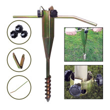 Steel Screw in Ground Spike for Rotary Washing Line