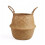 (Brown) Colour Block Wicker Baskets Home Storage 1