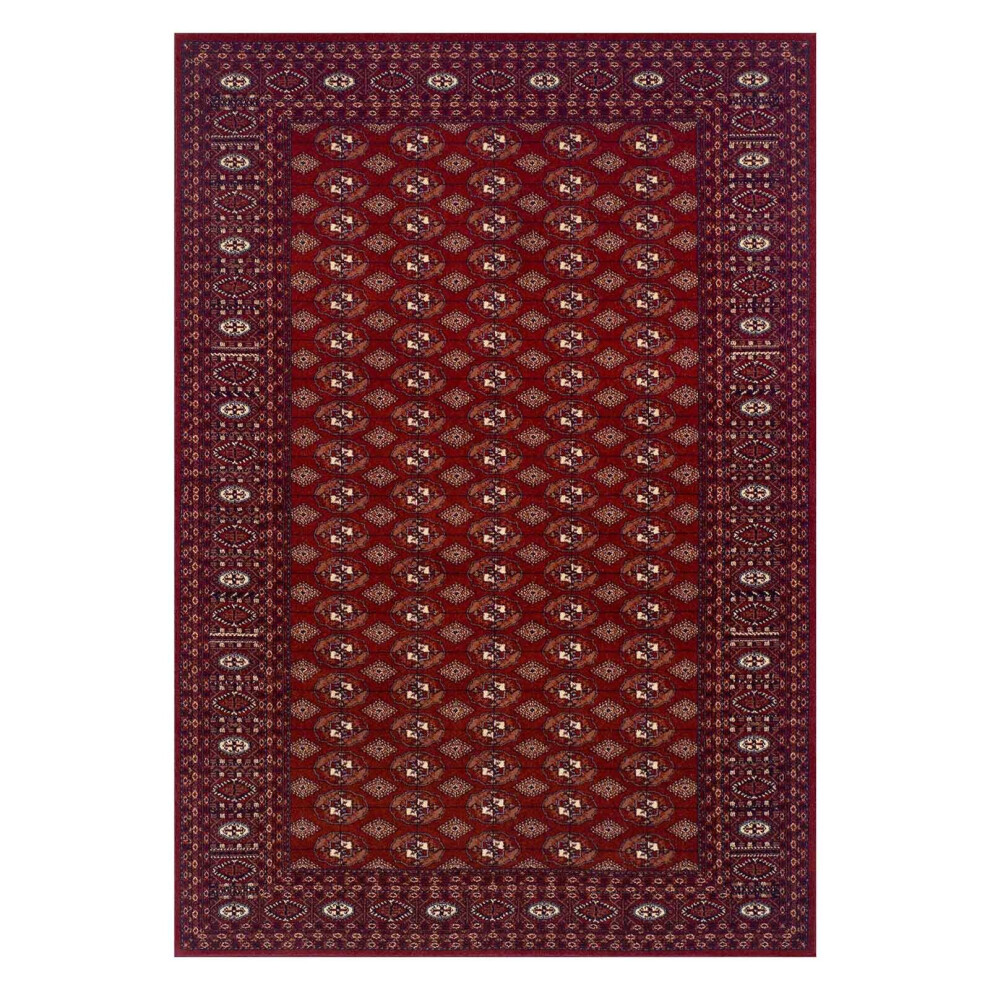 (Persian Oval - Red, 240 x 340 cm) Luxury Traditional Oriental Pure Wool Rugs Hallway Runner Small Extra Large Rug Soft Area Carpet Eco Friendly Handm