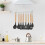 40cm Aluminium Self Adhesive Silver Kitchen Utensil Rack, with 8 hooks 6