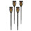 (4) 96 LED Torch Solar Light Garden Dancing Flickering Flame LAMP 1