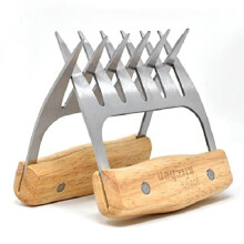 Heavy Duty Stainless Steel Bear Claws Meat Shredder with Cool-Touch