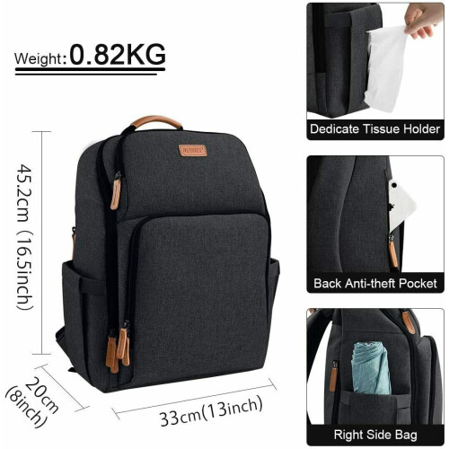 Baby Changing Bag Diaper Nappy Rucksack Backpack 1