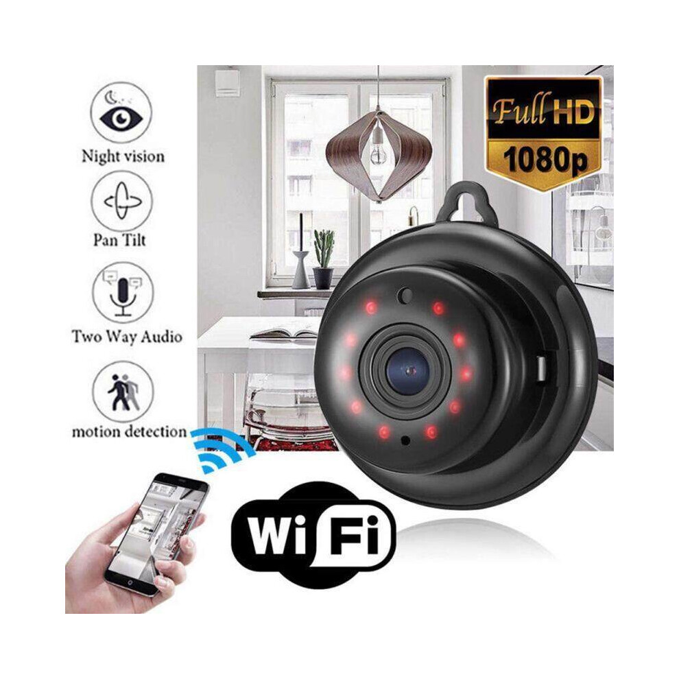 Smart Mini Wifi 1080P Hd Ip Camera Wireless Cctv Infrared Tracker 7632472872590