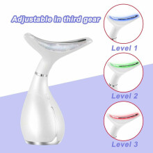Dispositivo de masaje facial y de cuello para tensar la piel, lifting y firmeza