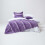 Homescapes (150 x 200 cm, Mauve) Cotton Morocco Striped Throw 3