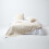Homescapes (150 x 200 cm, Natural) Cotton Rajput Ribbed Throw 3