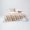 Homescapes (255 x 360 cm, Beige) Cotton Morocco Striped Throw 3