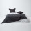 Homescapes (150 x 200 cm, Black) Cotton Rajput Ribbed Throw 3