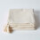 Homescapes (150 x 200 cm, Natural) Cotton Rajput Ribbed Throw 2