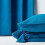 Homescapes (150 x 200 cm, Teal) Cotton Rajput Ribbed Throw 6