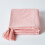 Homescapes (255 x 360 cm, Pink) Cotton Rajput Ribbed Throw 2