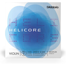 D'Addario Orchestral - Corda per violino Helicore 4/4 - Corda Re rivestita in titanio - H313 4/4M - Solo corda Re - Tensione media