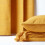 Homescapes (225 x 255 cm, Mustard) Cotton Rajput Ribbed Throw 6