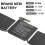 Internal Battery for Apple MacBook Pro 13" A1708 2016 2017 Replacement A1713 Part 3