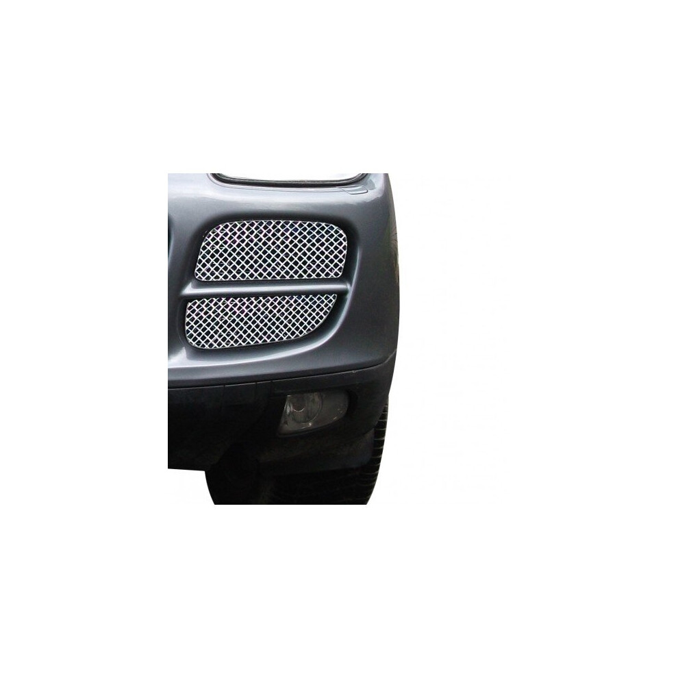 (Silver) Porsche Cayenne - Outer Grille Set (2003 To 2008) Silver 5060448593071
