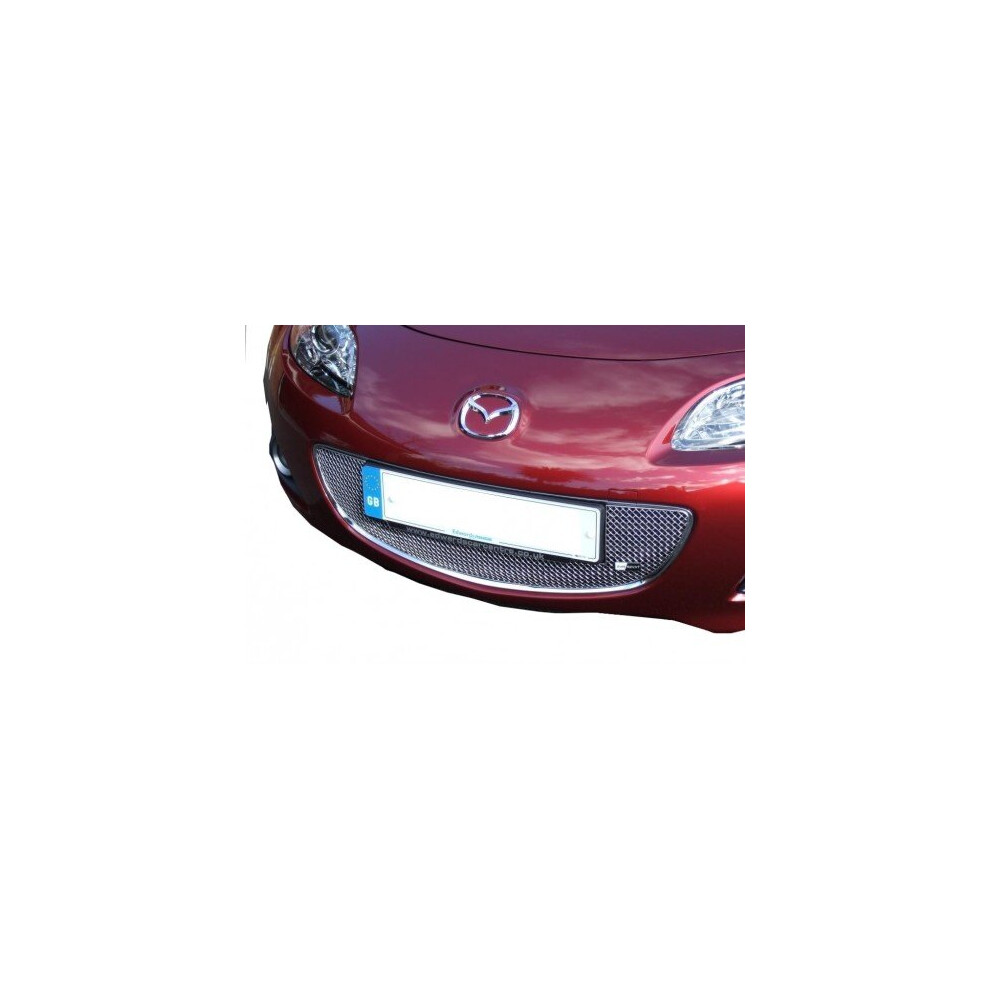 (Silver) Mazda Mx5 Mk3.5 Roadster - Lower Grille (2009 - 2012) Silver 5060448591183