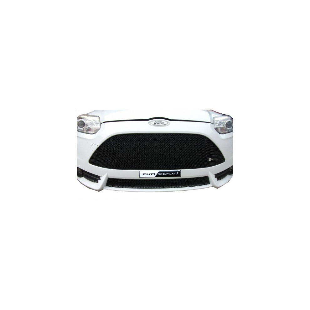 (Black) Ford Focus St Mk3 - Front Grille Set (2011 To 2014) Black 5060448595266
