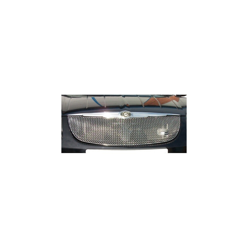 (Silver) Chrysler Crossfire - Upper Grille (2004 To 2008) Silver 5060448590377
