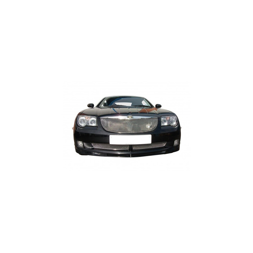 (Silver) Chrysler Crossfire - Front Grille Set (2004 To 2008) Silver 5060448590391