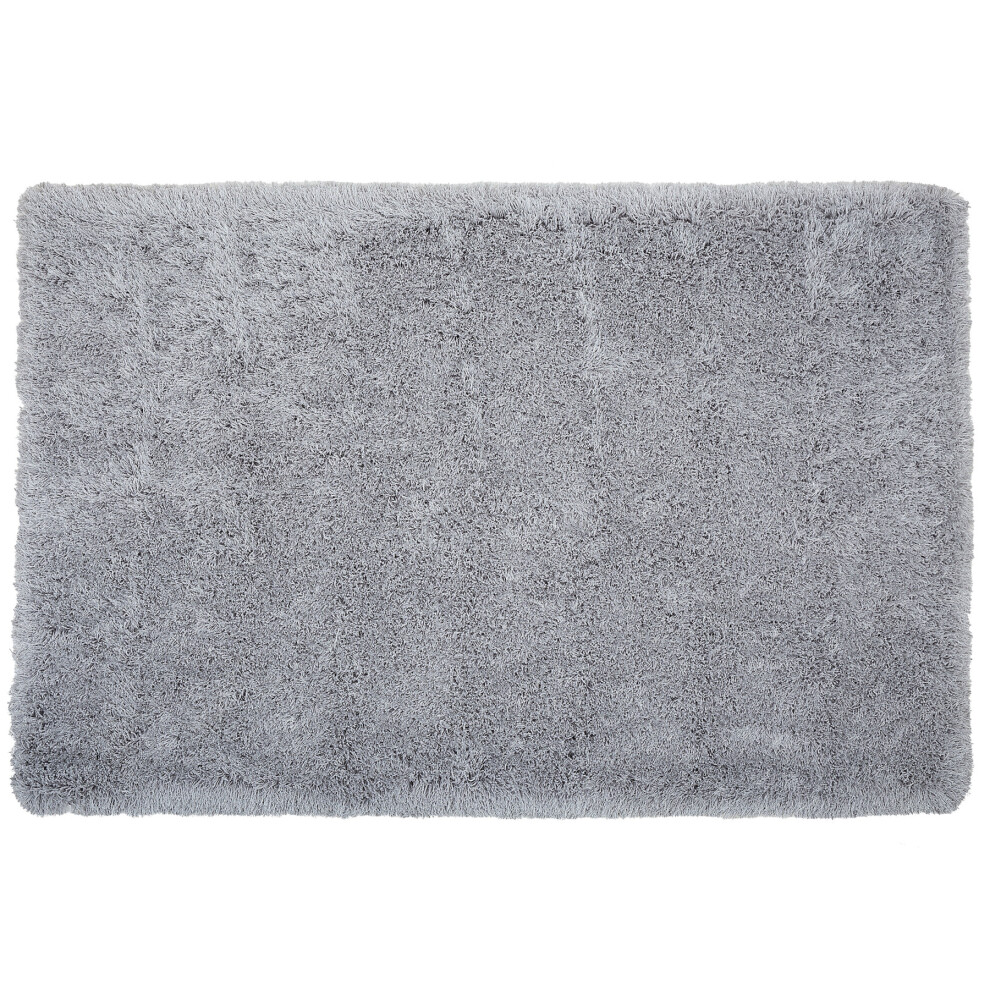 Shaggy Area Rug 140 x 200 cm Grey CIDE