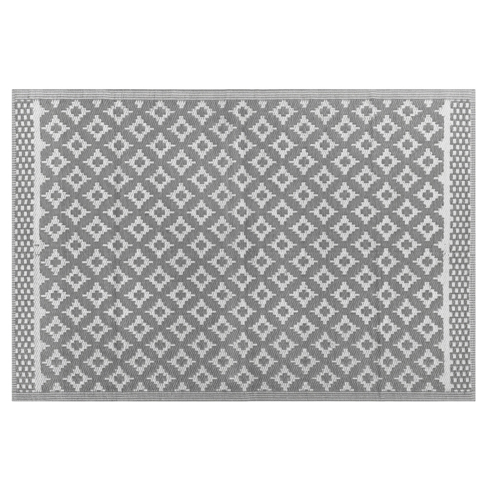 Outdoor Area Rug 120 x 180 cm Grey THANE