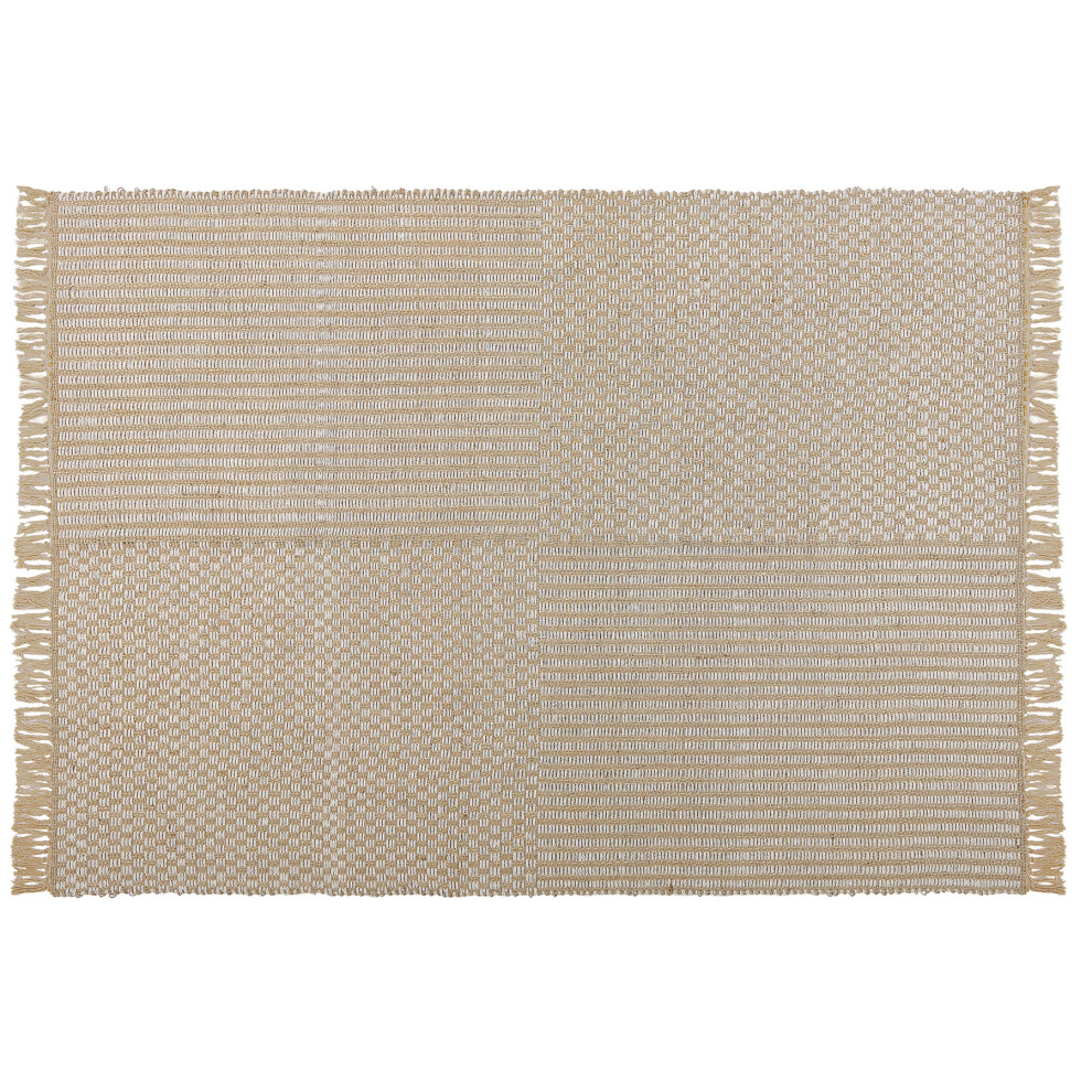 Jute Area Rug 140 x 200 cm Beige ADABAG