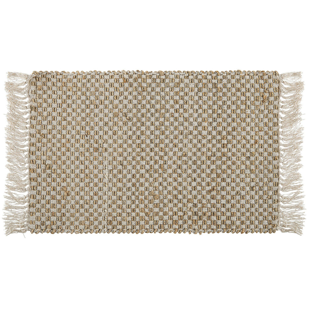 Jute Runner Rug 50 x 80 cm Beige ZERDALI